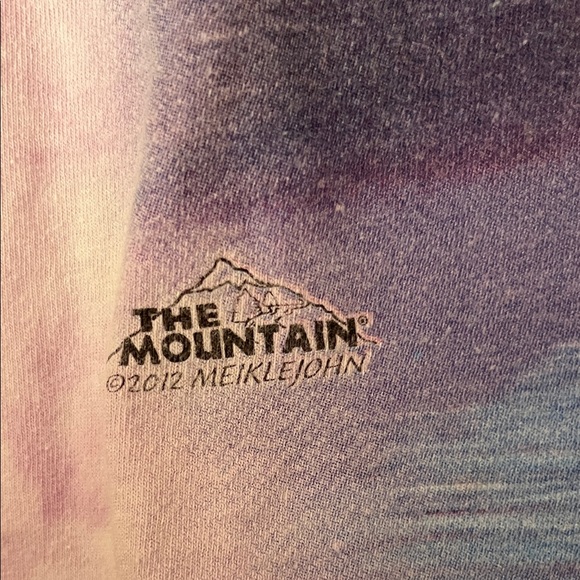 Vintage Purple Dolphin tie dye Graphic T-Shirt by The Mountain - Picture 2 of 9